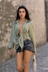 Paris escort agency girl Demi, blonde busty GFE companion