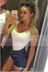 Paris escort girls Jessica, upscale blonde GFE companion lady
